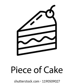 Slice having cherry topping and cream is cake slice 