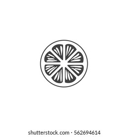 slice icon. sign design