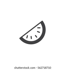 slice icon. sign design