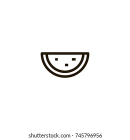 slice icon. sign design