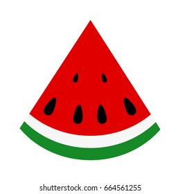 Slice of juicy summer watermelon