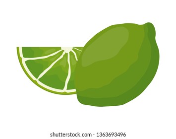 slice lemon fruit citrus