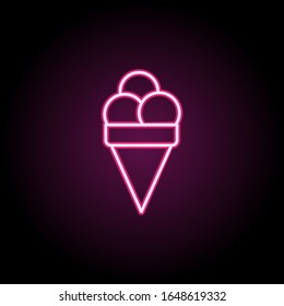 Slice of lemon icon. Simple thin line, outline vector of web icons for ui and ux, website or mobile application