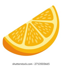 Rebanada de limón naturaleza fruta saludable vitamina C Ilustración vectorial de color plano diseño de Plantilla