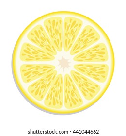 Slice of lemon. Orange. Lime.