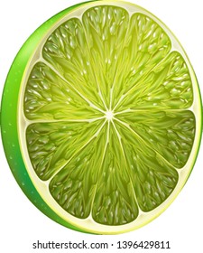 slice of lemon vitamin fruit citrus lobule lime