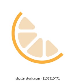Slice Of Lime Vector Illustration Icon