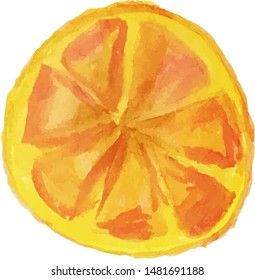 オレンジ 輪切り のイラスト素材 画像 ベクター画像 Shutterstock