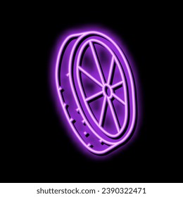 Slice Peel reife orange Neon Leuchtzeichen Vektorgrafik. reife Orangengrafik der Scheiben