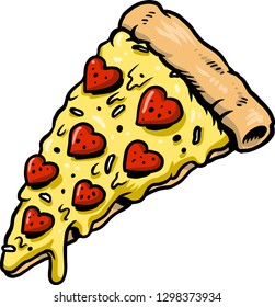 Una rebanada de pizza nunca podría hacerte daño. Elige pizza para conocer el verdadero amor. ¡Tendrás el mejor Día de San Valentín!