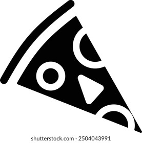 slice of pizza icon, pizza fast food icon