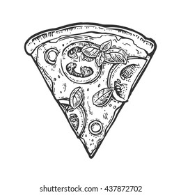 Pizza Slice Sketch High Res Stock Images Shutterstock