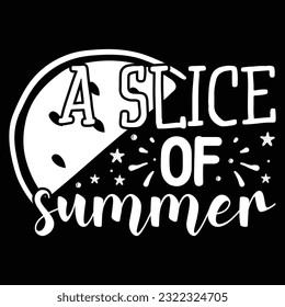 A slice of summer SVG design vector file.
