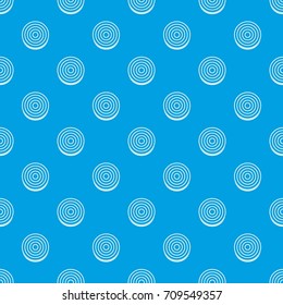 Slice of sweet onion pattern repeat seamless in blue color for any design. Vector geometric illustration