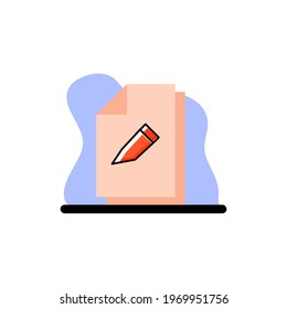 Slice Tool Files Conceptual Vector Illustration Design Icon eps10 great for any purposes