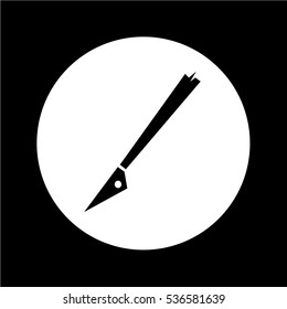 Slice Tool Icon illustration design