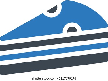 Slice Vector illustration on a transparent background.Premium quality symmbols.Glyphs vector icon for concept and graphic design.