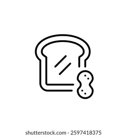 Slice of vegetarian or vegan pizza. Tomatoes and mushrooms as toppings. American fast food, delivery. Pixel perfect, editable stroke vector icon