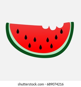 Slice of watermelon