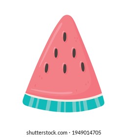 Wassermelonenfruchtsymbol einzeln