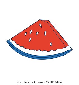 slice watermelon fruit juicy fresh harvest