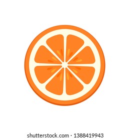 slice of whole Tangerine, fruit pattern vector illustration sketch isolated on white background