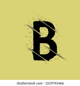 Sliced Afphabet letters and numbers vector illustration.