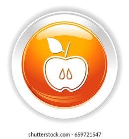 sliced apple icon