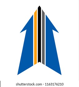 Sliced arrow icon