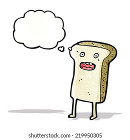 sliced bread cartoon character