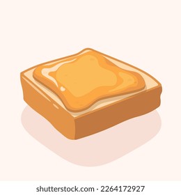 Sliced of Bread with Honey | Breakfast Meal