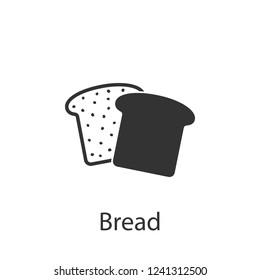 Sliced bread icon. Element of drink and food icon for mobile concept and web apps. Detailed Sliced bread icon can be used for web and mobile