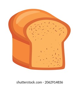sliced bread product bakery icon