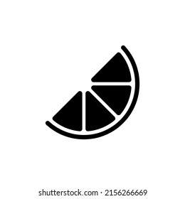 Sliced citrus icon for apps and web sites