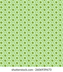 Sliced ​​cucumber closeup with seeds seamless pattern. Vector flat art for food design, recipe, cook book, packages, menu, food ads and decor Eat green
