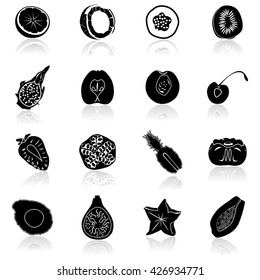 Sliced fruit Icon-Illustration