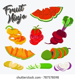 Sliced Fruits and Vegetable