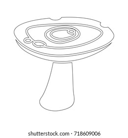 sliced mushroom icon