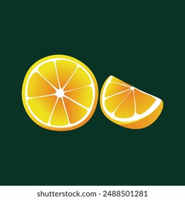 Sliced Orange Segments: Juicy Citrus Fruit Close-Up
