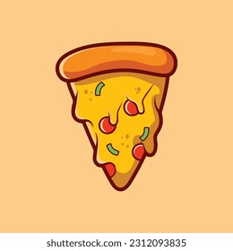 Sliced Pizza Vector, Cheese Pizza Vector