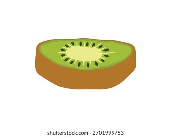 Ilustración de fruta de uva roja en rodajas
