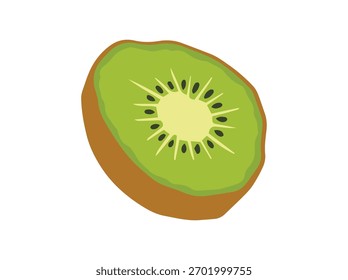 Ilustración de fruta de uva roja en rodajas