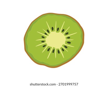 Ilustración de fruta de uva roja en rodajas