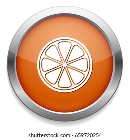 sliced red grapefruit icon