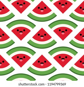 sliced triangle watermelon pattern