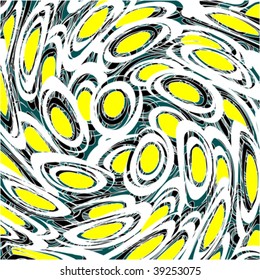 sliced twisted eggs, vector art illustration; more drawings in my gallery