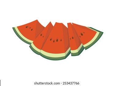 Sliced Water Melon