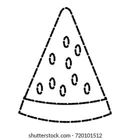 Sliced watermelon fruit