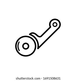 slicer icon design vector template