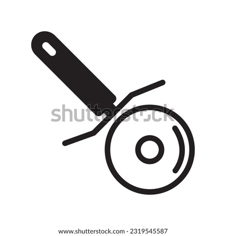 slicer icon vector illustration logo deisgn